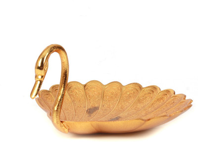 Cherrytin Duck Brass Decorative Platter Gold Cherrytin Duck Brass Decorative Platter Gold