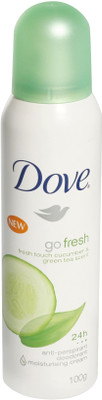 Dove Go Fresh - Fresh Touch Cucumber & Green Tea Scent Deo Spray - 169 g: Deodorant Buy Dove Go Fresh - Fresh Touch Cucumber & Green Tea Scent Deo Spray - 169 g: Deodorant