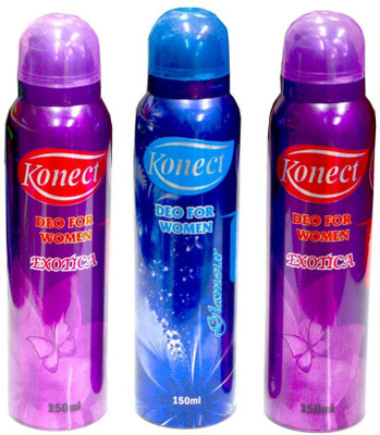Konect Exotica,Glamour,Exotica Deodorant Spray - For Women