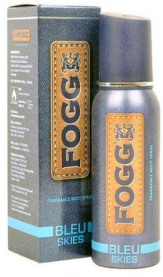 Fogg Bleu Skies Long Lasting Deodorant Body Spray - For Men (120 Ml)