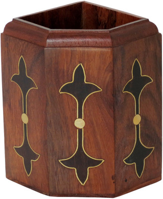 33% OFF on Pindia Stand-New 1 Compartments Wooden Pen Holder 33% OFF on Pindia Stand-New 1 Compartments Wooden Pen Holder