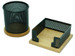 Golden Horse Wood Desk Sets
