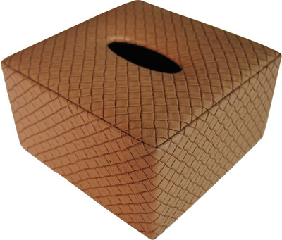 Belmun Criss Cross pattern 1 Compartments Faux Leather Storage Box Belmun Criss Cross pattern 1 Compartments Faux Leather Storage Box