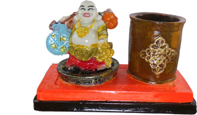 33% OFF on Modish Look Laughing Buddha 1 Compartments Polyresin Pen Stand 33% OFF on Modish Look Laughing Buddha 1 Compartments Polyresin Pen Stand