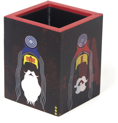 Mad(e) In India Sadhu 1 Compartments Medium-density fibreboard (MDF) Pen Stand