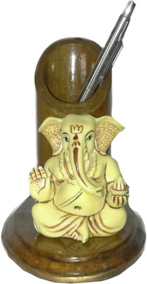 23% OFF on Advent Crafts Ganesha Idol 1 Compartments Wooden Pen Stand 23% OFF on Advent Crafts Ganesha Idol 1 Compartments Wooden Pen Stand