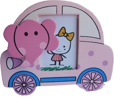Infinxt Three In One 1 Compartments Card Board Pen Stand (Pink)