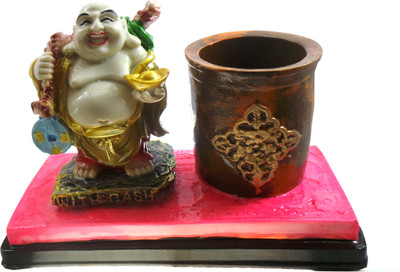 30% OFF on Modish Look Laughing Budha 1 Compartments Polyresin Pen Stand 30% OFF on Modish Look Laughing Budha 1 Compartments Polyresin Pen Stand