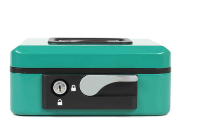 1% OFF on Shraddha Collections Lever 2 Compartments Steel Cash Box