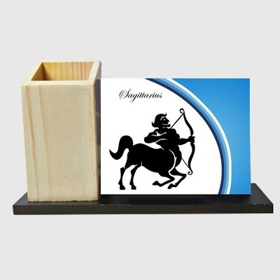 66% OFF on Smileonline Holder 1 Compartments Wood Pen Stand