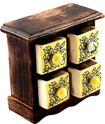 53% OFF on Woodstock Antique 4 Compartments Wood Storage Box 53% OFF on Woodstock Antique 4 Compartments Wood Storage Box