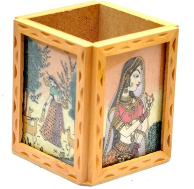 56% OFF on Shoppingtara Gemstone Painted Handcrafted 1 Compartments Wooden Pen Stand 56% OFF on Shoppingtara Gemstone Painted Handcrafted 1 Compartments Wooden Pen Stand