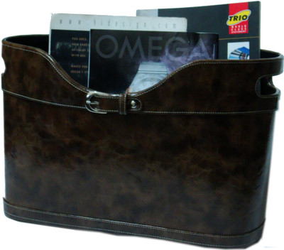 Essart MR-002 1 Compartments Hard Board Magazine Holder - Brown