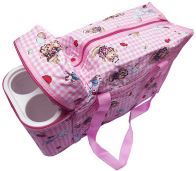 16% OFF on Wonderkids Teddy Checkered Nursery Bag