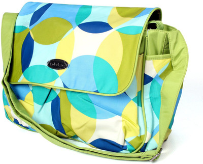 Baby Bucket Colorland Baby Changing With Circle Print Mummy Diaper Bag (Green)
