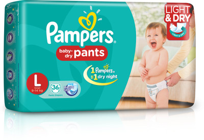 flipkart pampers large