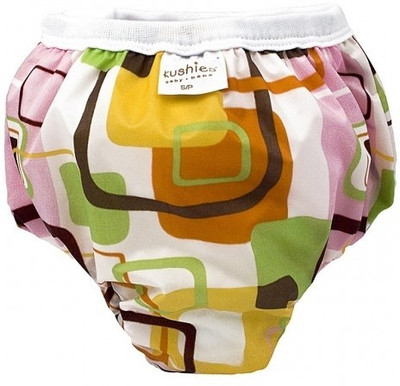 15% OFF on Kushies Taffeta Waterproof Training Pant Pink Groovy Squares - Small, Large 15% OFF on Kushies Taffeta Waterproof Training Pant Pink Groovy Squares - Small, Large