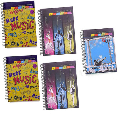 6% OFF on Anupam Subject Classic 5Qty Regular Notebook Spiral Bound 6% OFF on Anupam Subject Classic 5Qty Regular Notebook Spiral Bound