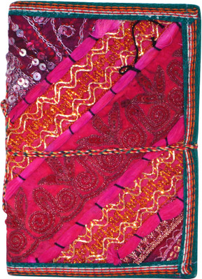 45% OFF on R S Jewels Paper Handmade Patchwork Notpad Regular Diary Soft Bound