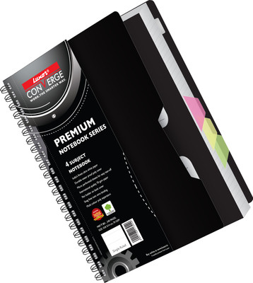 Buy Luxor 4 Subjects (Pack of 2) A6 Notebook Spiral Binding: Diary Notebook