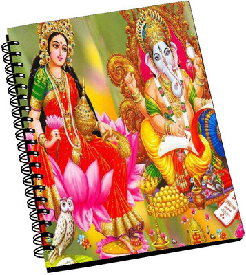 74% OFF on AMY Lord Ganesha with Goddess Laxmi A5 Notebook Spiral Bound 74% OFF on AMY Lord Ganesha with Goddess Laxmi A5 Notebook Spiral Bound