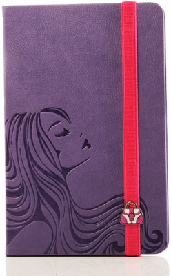 Doodle Flowing Hair Women Trendy A5 Notebook Hard Bound