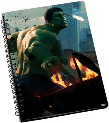 77% OFF on Shoprock Hulk Fight A5 Notebook Ring Bound