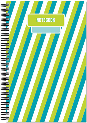 21% OFF on Art Emporio Green Bars A5 Notebook Spiral Bound 21% OFF on Art Emporio Green Bars A5 Notebook Spiral Bound