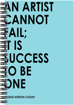 21% OFF on Art Emporio Succesful to be an Artist A5 Notebook Spiral