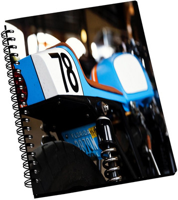 74% OFF on AMY 48 Blue Bike A5 Notebook Spiral Bound 74% OFF on AMY 48 Blue Bike A5 Notebook Spiral Bound