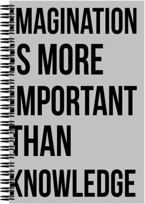 21% OFF on Art Emporio Imagination and Knowledge A5 Notebook Spiral 21% OFF on Art Emporio Imagination and Knowledge A5 Notebook Spiral