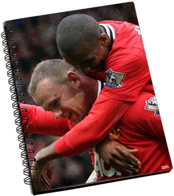 50% OFF on Shoperite Manchester United Arsenal A5 Notebook Ring Bound