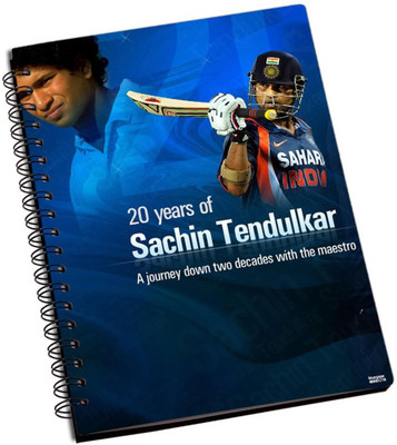 50% OFF on Shoperite Sachin Tendulkar God A5 Notebook Ring Bound
