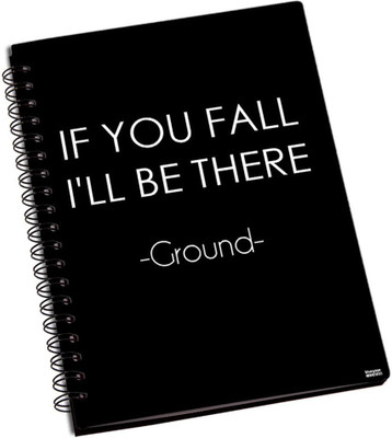 50% OFF on Shoperite If You Fall Ill Be There A5 Notebook Ring Bound