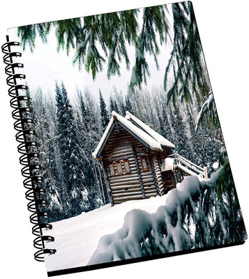 69% OFF on AMY Winters Little Hut A5 Notebook Spiral Bound 69% OFF on AMY Winters Little Hut A5 Notebook Spiral Bound