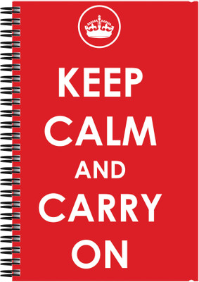 21% OFF on Art Emporio Keep Calm and Carry On Icon A5 Notebook Spiral 21% OFF on Art Emporio Keep Calm and Carry On Icon A5 Notebook Spiral