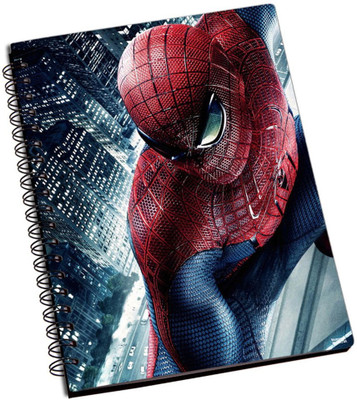 69% OFF on Shoprock Amazing Spiderman A5 Notebook Ring Bound