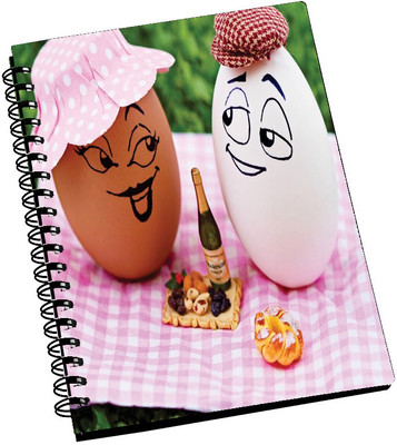69% OFF on AMY Two Cute Funny Eggs A5 Notebook Spiral Bound 69% OFF on AMY Two Cute Funny Eggs A5 Notebook Spiral Bound