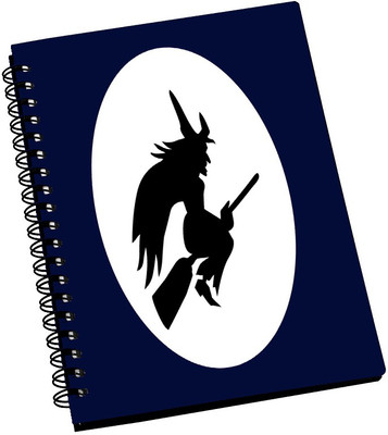 74% OFF on AMY Old Witch Flying on Broom A5 Notebook Spiral Bound 74% OFF on AMY Old Witch Flying on Broom A5 Notebook Spiral Bound