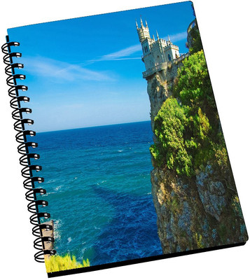 74% OFF on AMY Sea End Castel Beautiful Scenery A5 Notebook Spiral Bound 74% OFF on AMY Sea End Castel Beautiful Scenery A5 Notebook Spiral Bound