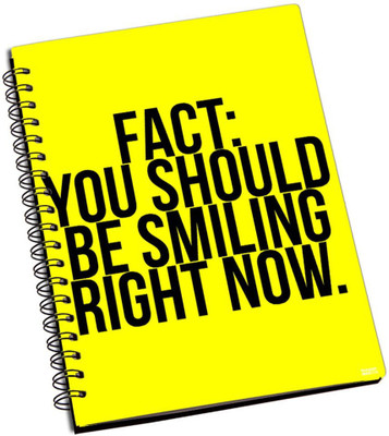 50% OFF on Shoperite Smile Right Now A5 Notebook Ring Bound