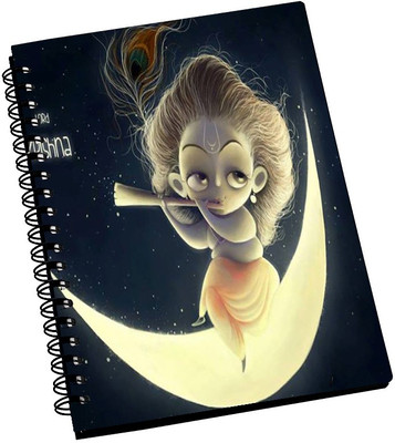 74% OFF on AMY Lord Little Krishna Seatting On Moon A5 Notebook Spiral Bound 74% OFF on AMY Lord Little Krishna Seatting On Moon A5 Notebook Spiral Bound