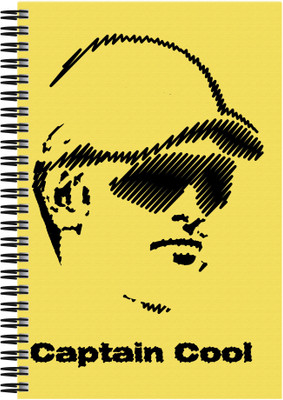21% OFF on Art Emporio Dhoni Captain Cool A5 Notebook Spiral 21% OFF on Art Emporio Dhoni Captain Cool A5 Notebook Spiral