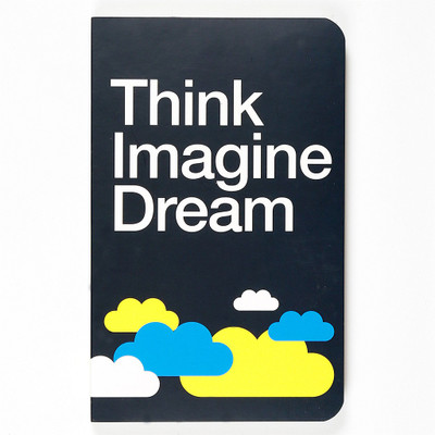 5% OFF on Letternote Think Imagine Dream Vivid Ruled Regular Notebook Paper Back