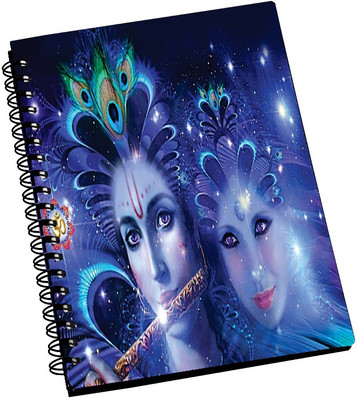 69% OFF on AMY God Goddess Radha Krishna A5 Notebook Spiral Bound 69% OFF on AMY God Goddess Radha Krishna A5 Notebook Spiral Bound