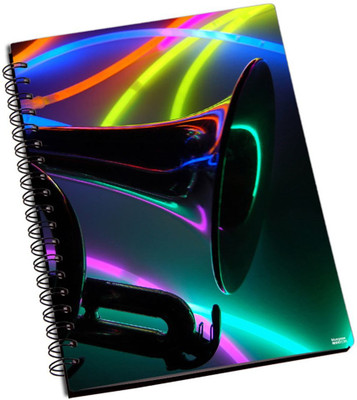 50% OFF on Shoperite Colors Music Instrument A5 Notebook Ring Bound