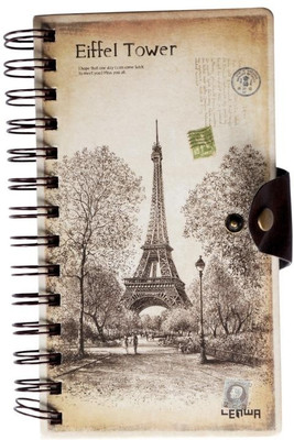 9% OFF on Pinnacle Eiffel Tower Notebook With Leather Strap Assorted Notebook Spiral Bound 9% OFF on Pinnacle Eiffel Tower Notebook With Leather Strap Assorted Notebook Spiral Bound