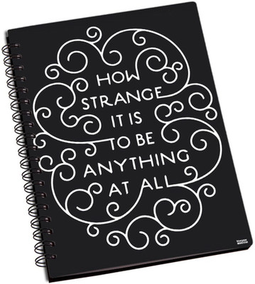 77% OFF on Shoprock Strange To Be Anything A5 Notebook Ring Bound 77% OFF on Shoprock Strange To Be Anything A5 Notebook Ring Bound