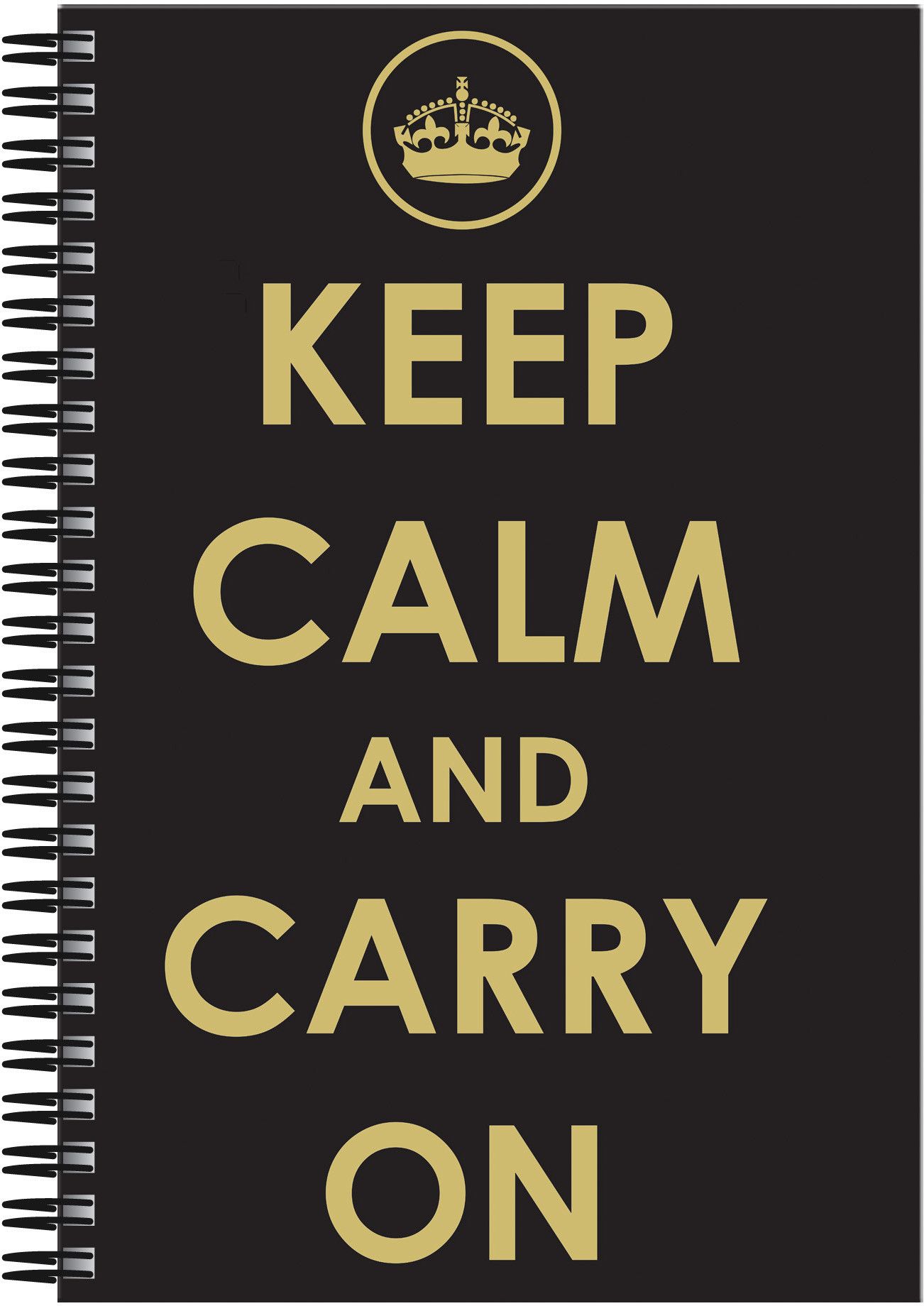 21% OFF on Art Emporio Keep Calm and Carry On A5 Notebook Spiral 21% OFF on Art Emporio Keep Calm and Carry On A5 Notebook Spiral