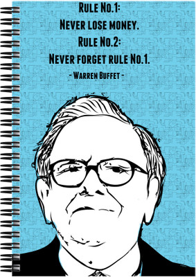 21% OFF on Art Emporio Warren Buffet Rules A5 Notebook Spiral 21% OFF on Art Emporio Warren Buffet Rules A5 Notebook Spiral